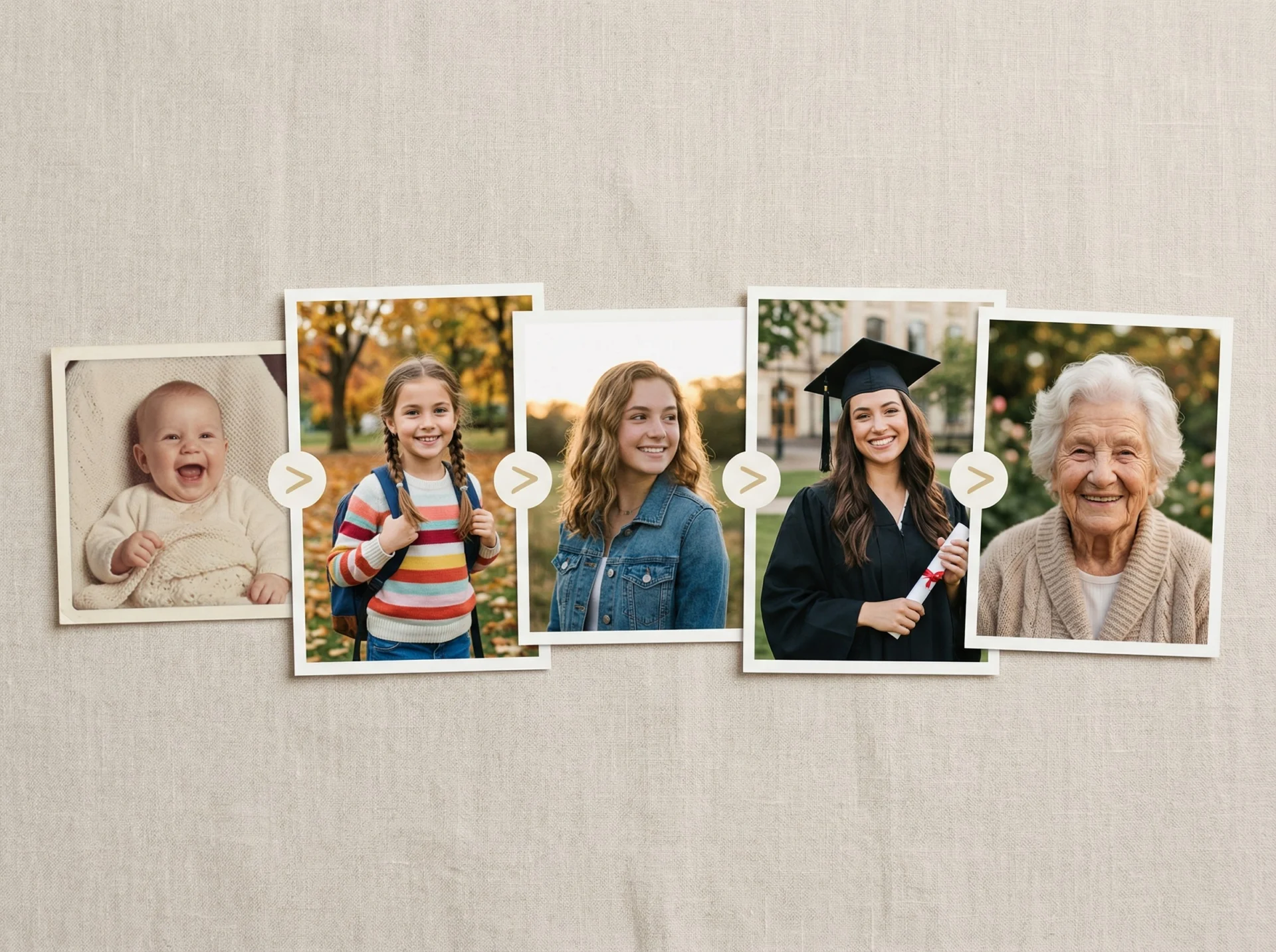 Baby to elderly timeline